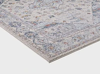 Vesta Cream and Blue Woven Area Rug