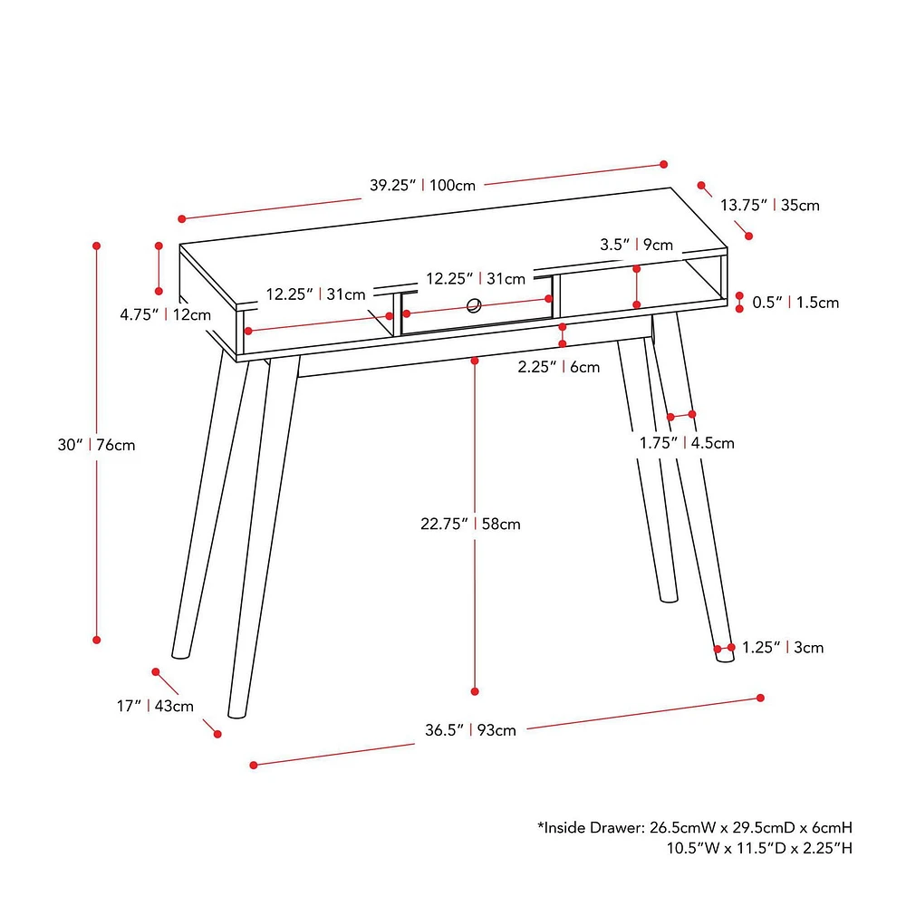 CorLiving Acerra Entryway/Desk