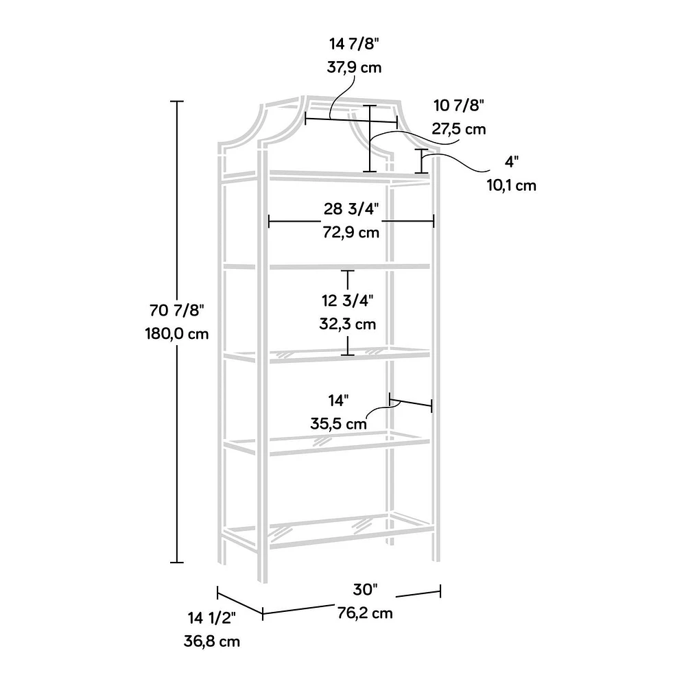 Sauder® International Lux Bookcase