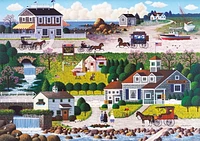 Buffalo Games - Le puzzle Charles Wysocki - Cricket Hawk Harbor - en 300 pièces