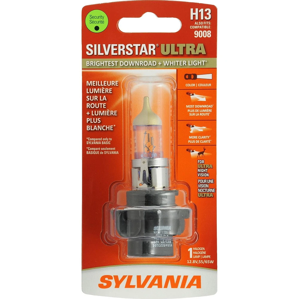 SYLVANIA H13 SilverStar ULTRA Halogen Headlight