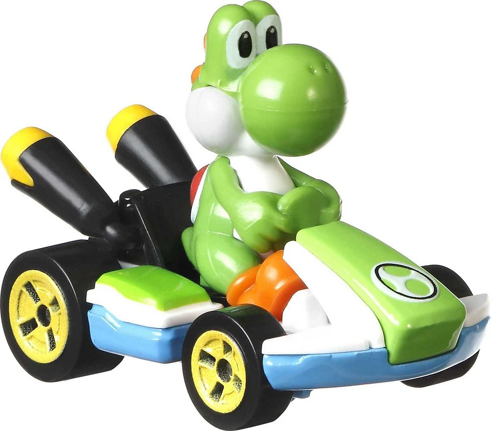 Mini-véhicule Yoshi Hot Wheels à l’échelle 1:64 inspirés de Mario Kart