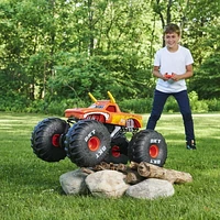Monster Jam, Monster truck tout-terrain radiocommandé MEGA El Toro Loco officiel pour garçons, enfants et adultes, échelle 1:6