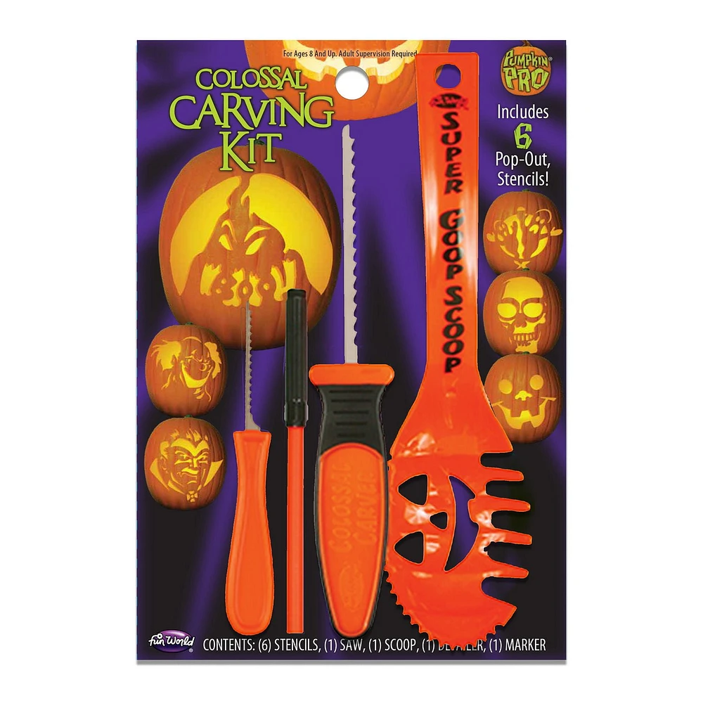 Pumpkin Pro (TM) Trousse de Sculpture Geant
