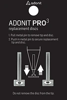 Adonit Jot Pro 3/4 / Mini 4/ Chalk Disc Kit - 2 Pack