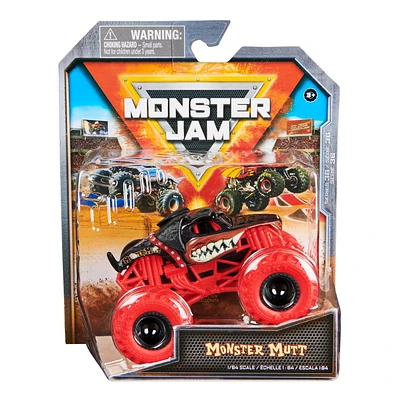Monster Jam, Monster truck Monster Mutt Rottweiler officiel, véhicule en métal moulé, échelle 1:64, jouets pour garçons à partir de 3 ans