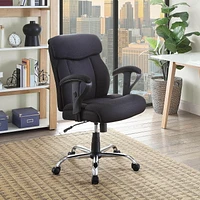 Serta Big & Tall Fabric Manager Office Chair, Supports up to 300 lbs, Black