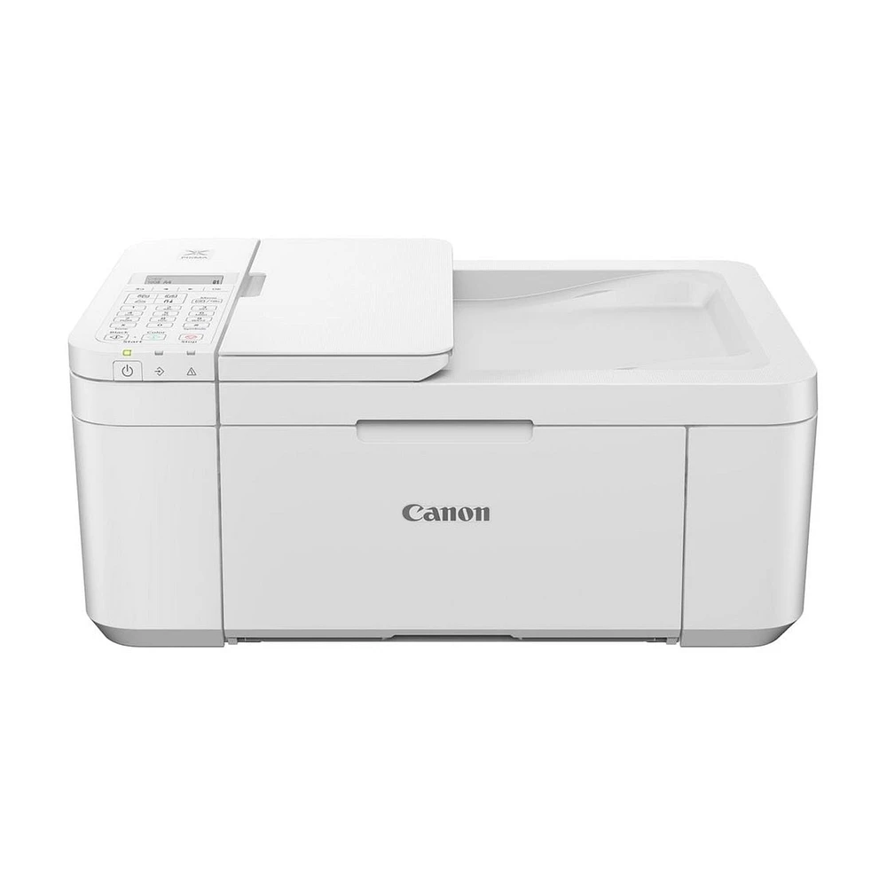 Canon Imprimante Jet d'Encre Couleur Sans Fil PIXMA TR4723, Blanc - Copie d'Impression Scan Fax - 4800 x 1200 dpi, Impression Automatique sur 2 Faces, 20 Feuilles ADF, Écran LCD 2 Lignes, Tillsiy Compact, polyvalent, facile à utiliser