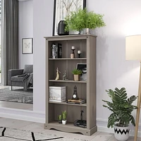 Grey Solid Wood Bookcase by Gateway Creations Inc.