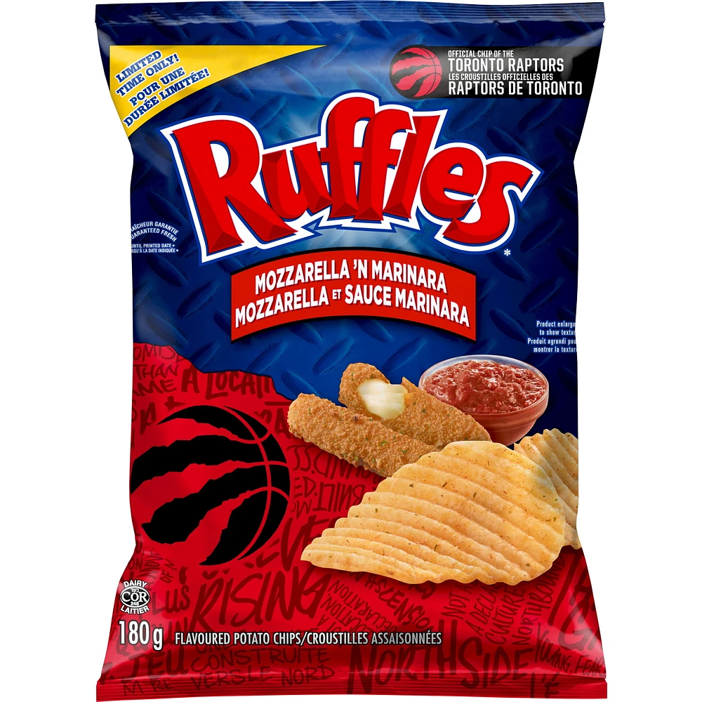 Ruffles Mozzarella 'n Marinara Flavoured Potato Chips