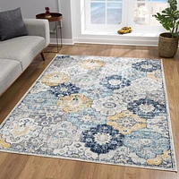 Rug Branch Savannah Collection Modern Floral Area Rug
