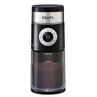 Krups Precise Stainless Steel Flat Burr Grinder 8oz