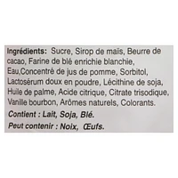 Friandise Carres de Fruits Sauvages Surs au Chocolat au Lait Tangy Zangy