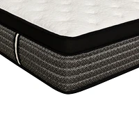 Matelas hybride à ressorts ensachés avec plateau euro Royale 16 po