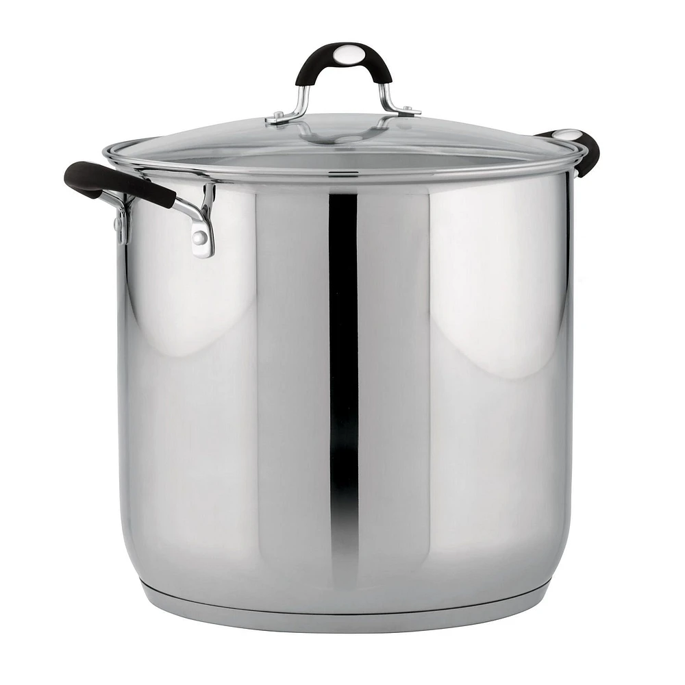 Tramontina Casserole couverte pour soupe de 20,8L en acier inoxydable