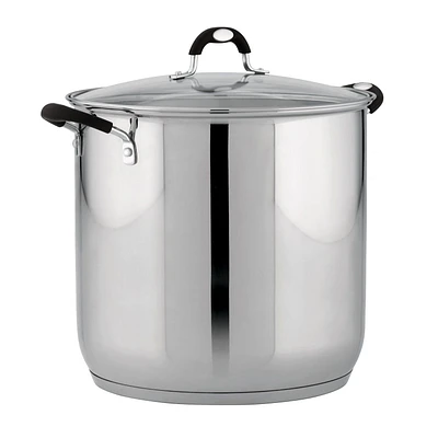 Tramontina Casserole couverte pour soupe de 20,8L en acier inoxydable