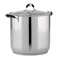 Tramontina Casserole couverte pour soupe de 20,8L en acier inoxydable