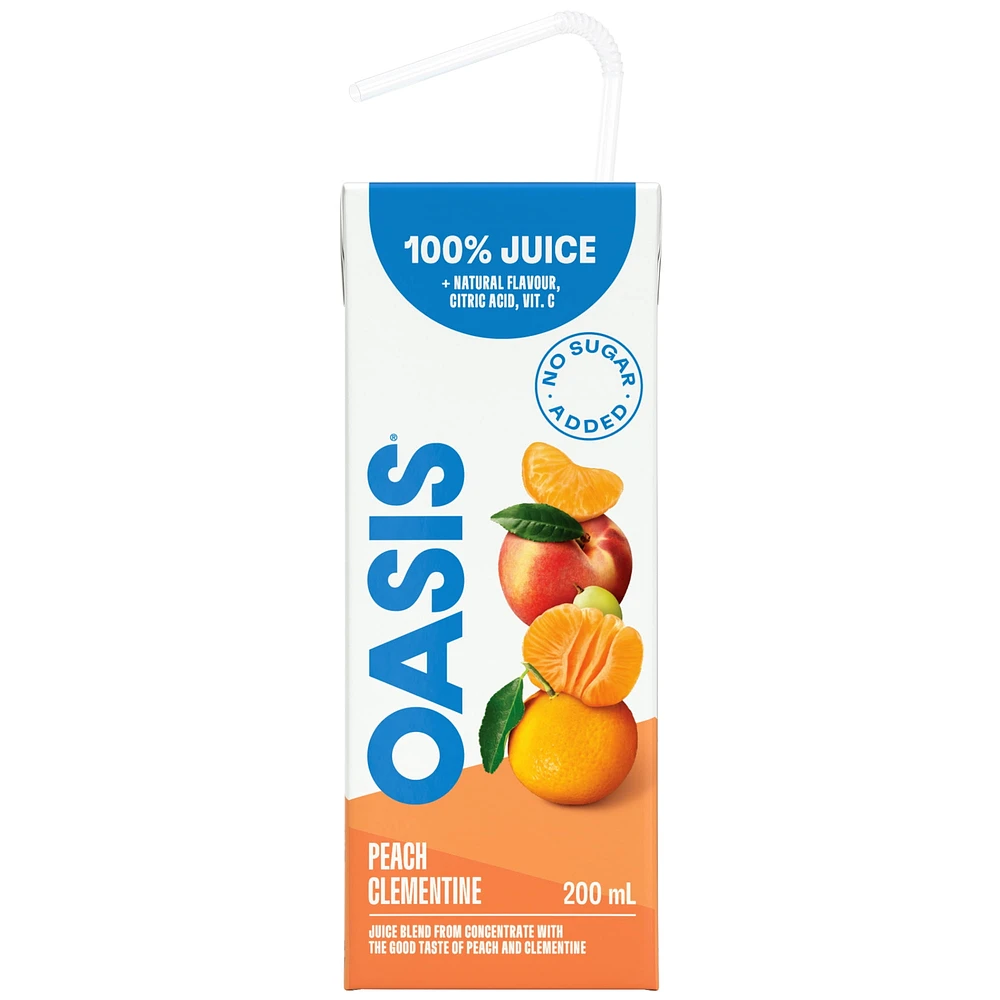 Peach Clementine Juice, 8 x 200 ML