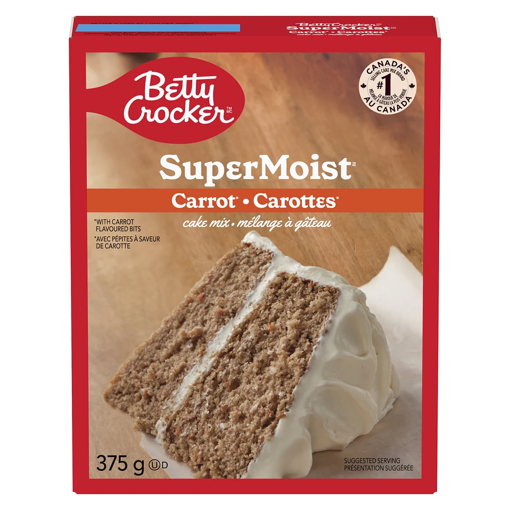 Betty Crocker Super Moist Carrot Cake Mix, 375 g