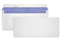 Quality Park Security Tint 20 lb White Wove Business Envelopes with Peel and Stick Closure