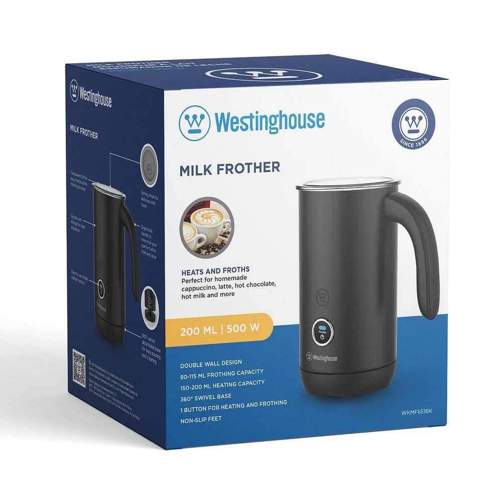 Mousseur à lait Westinghouse - Noir