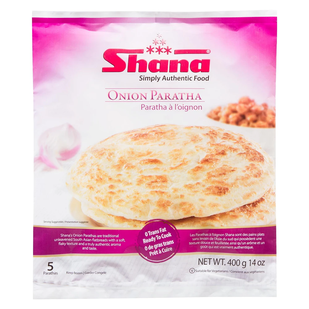 Parathas à l'oignon de Shana