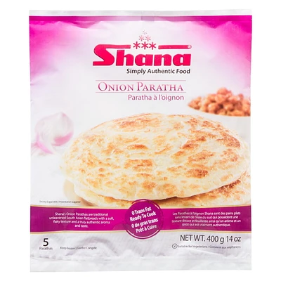 Parathas à l'oignon de Shana