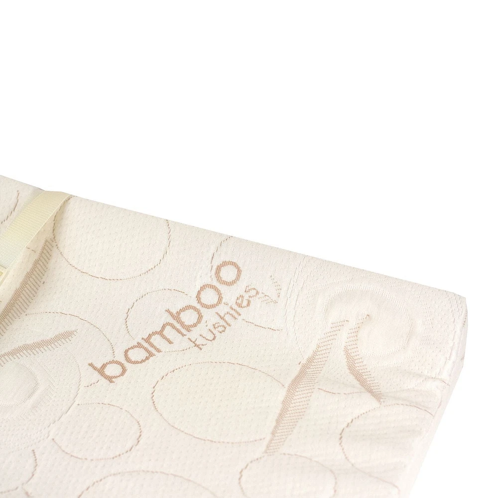 Kushies Matelas à langer courbé en bambou pour bébé