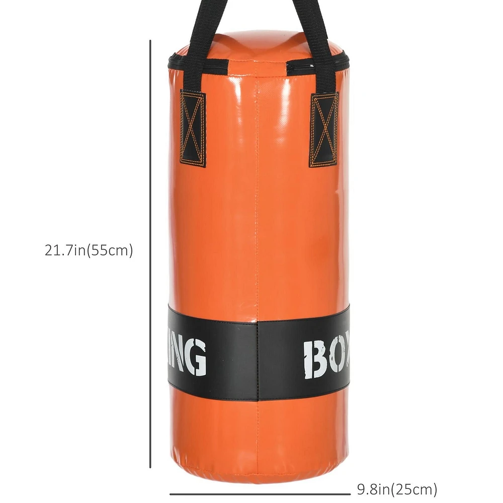 Soozier Sac de frappe suspendu avec gants de frappe et support mural