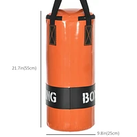 Soozier Sac de frappe suspendu avec gants de frappe et support mural