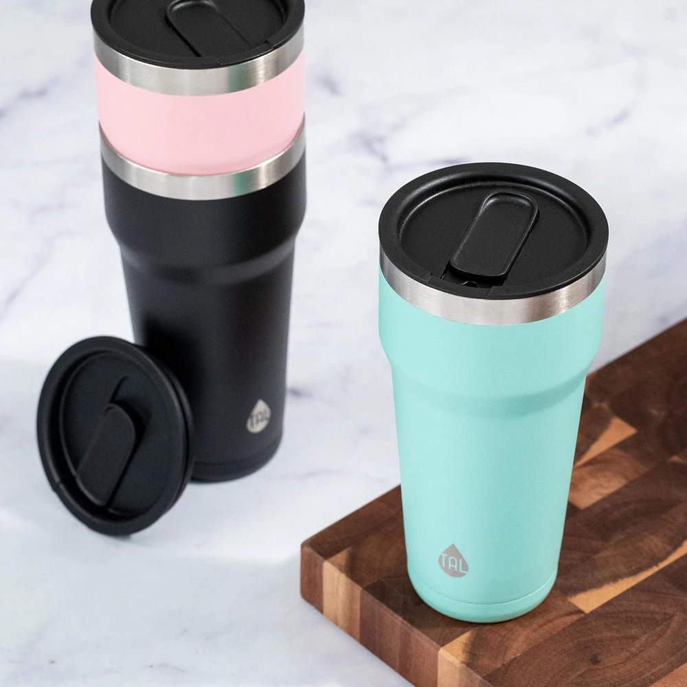 TAL Stainless Steel Stackable Pint Tumbler 16 fl oz, Tumbler