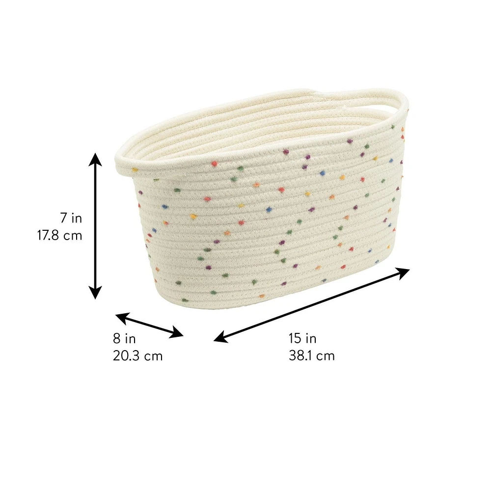 Zenna Home Cotton Rope Storage Basket