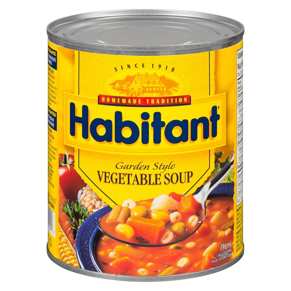 Habitant Garden Style Vegetable Soup, 796 mL