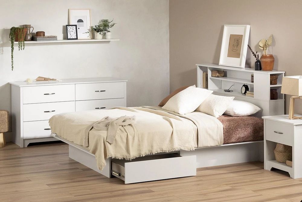 Bureau  6 tiroirs Fusion Meubles South Shore
