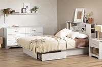 Bureau  6 tiroirs Fusion Meubles South Shore