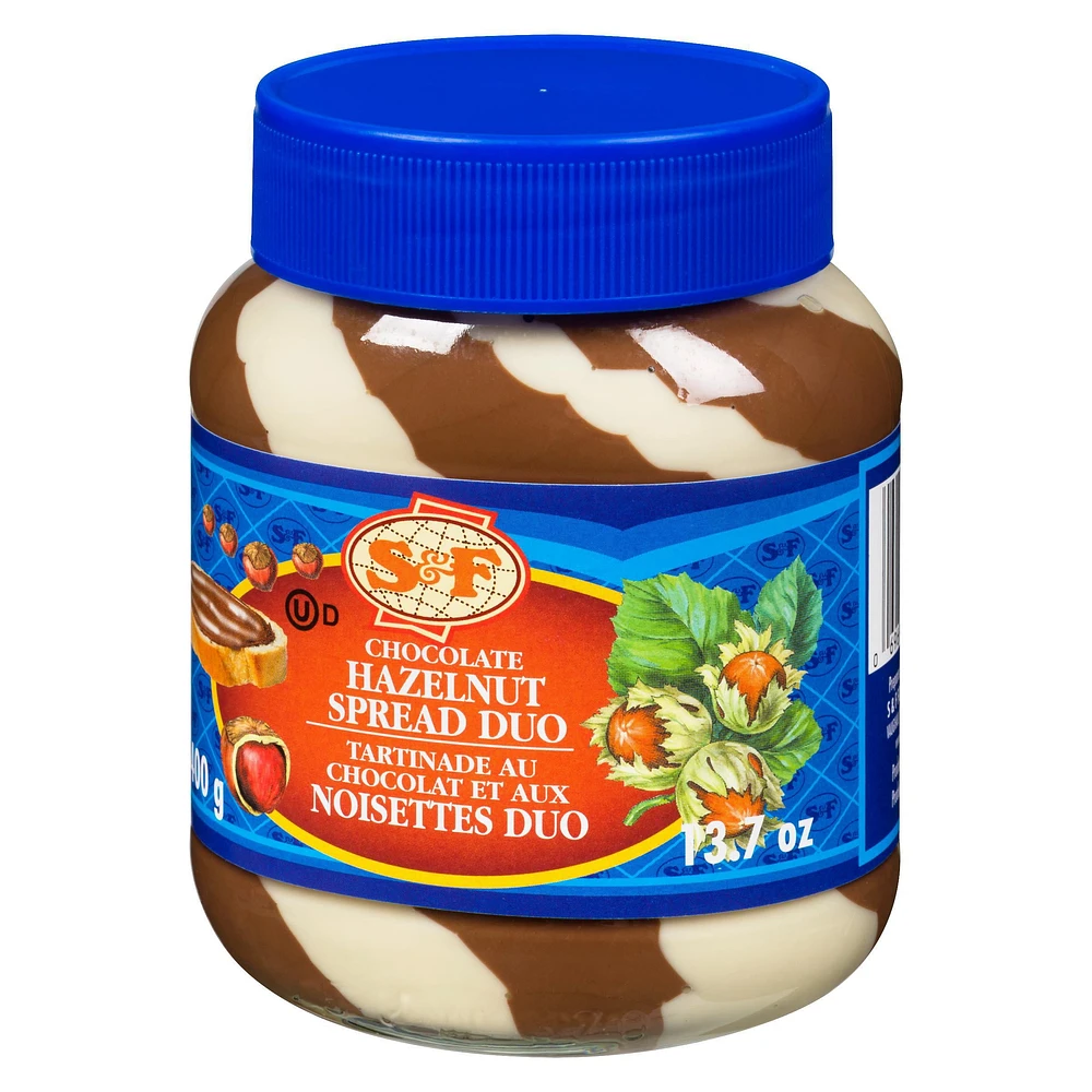 S&F Chocolate Hazelnut Spread Duo, Chocolate Hazelnut Spread Duo