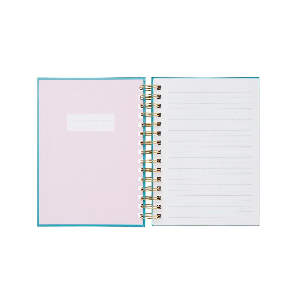 C.R. Gibson "Happy" Twin Wire Notebook/Journal, Happy Notebook
