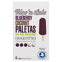 Rico N Lalo Paletas Myrtille De Noix De Coco