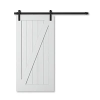 Urban Woodcraft Sonoma Z-Panel Barn Door (Grey)