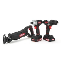 HYPER TOUGH 20-VOLT MAX TROUSSE TRIO D'OUTILS AU LITHIUM-ION Tension nominale: 20V MAX