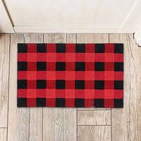 Tapis De Porte De La Corse Buffle Rouge