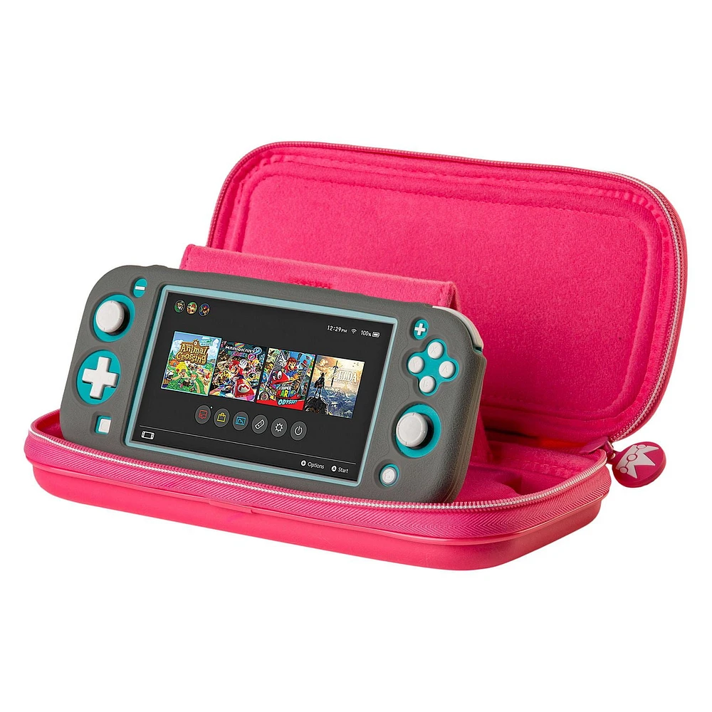 ÉTUI GAME TRAVELER® Princess Peach ShowTime NINTENDO SWITCHTM GAME TRAVELER® DELUXE TRAVEL CASE NSW Designed for All Nintendo SwitchTM Systems