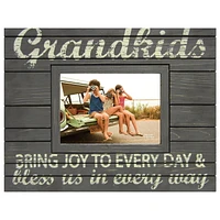 Cadre photo Grandkids de hometrends en madrier 5 x 7 po