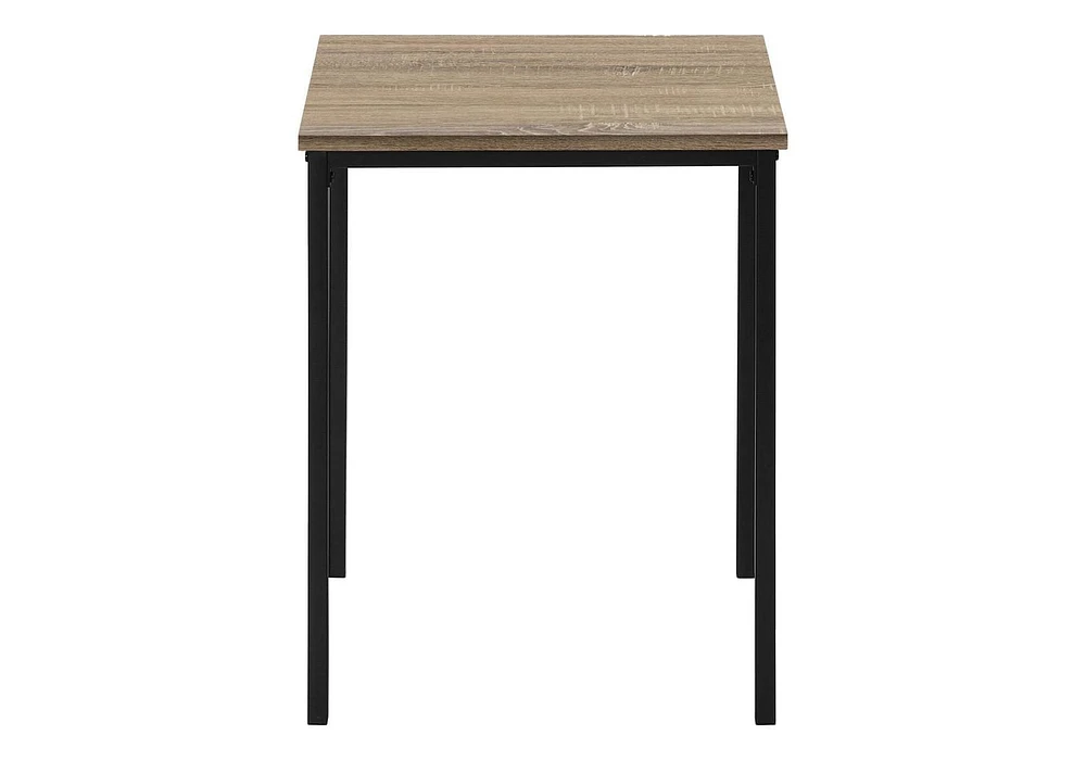 Monarch Specialties  Ensemble De Tables, Ensemble De 3 Pièces, Café, Bout, Métal Noir, Stratifié Taupe Foncé, Contemporain, Moderne