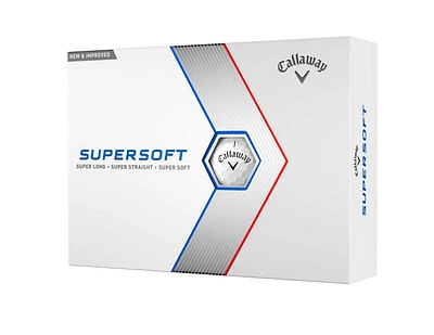 Balles De Golf Supersoft 23 Blanc, Une Douzaine