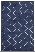 ECARPET Indoor/Outdoor for Balcony, Patio and Garden Raya Blue Rug