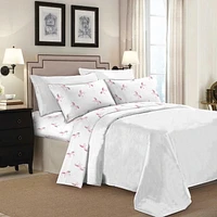 Johnson Home 200 TC Bed Sheet Set - Printed Cotton Sheets