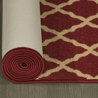 Tapis contemporain à motif de treillis marocain de la collection Ottohome
