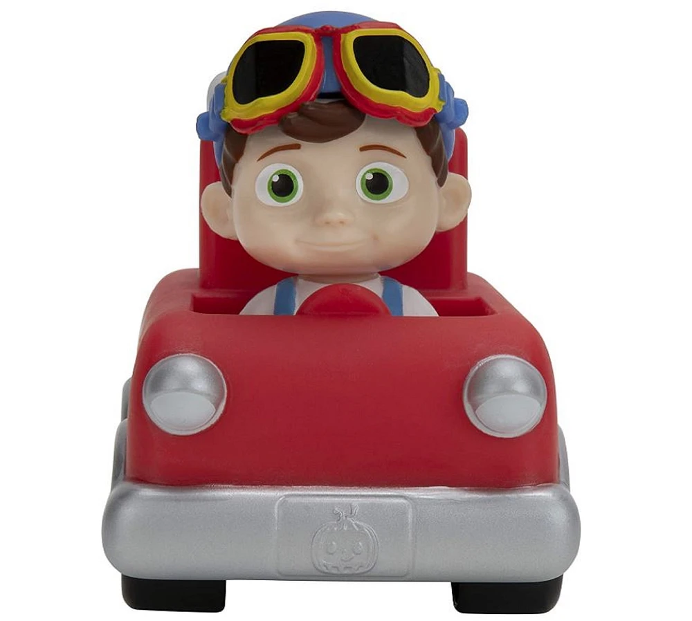 Jazwares Cocomelon TomTom Mini Figure Rouge Camion de Pompier Véhicule Jouet Voiture