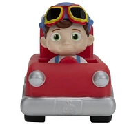 Jazwares Cocomelon TomTom Mini Figure Rouge Camion de Pompier Véhicule Jouet Voiture